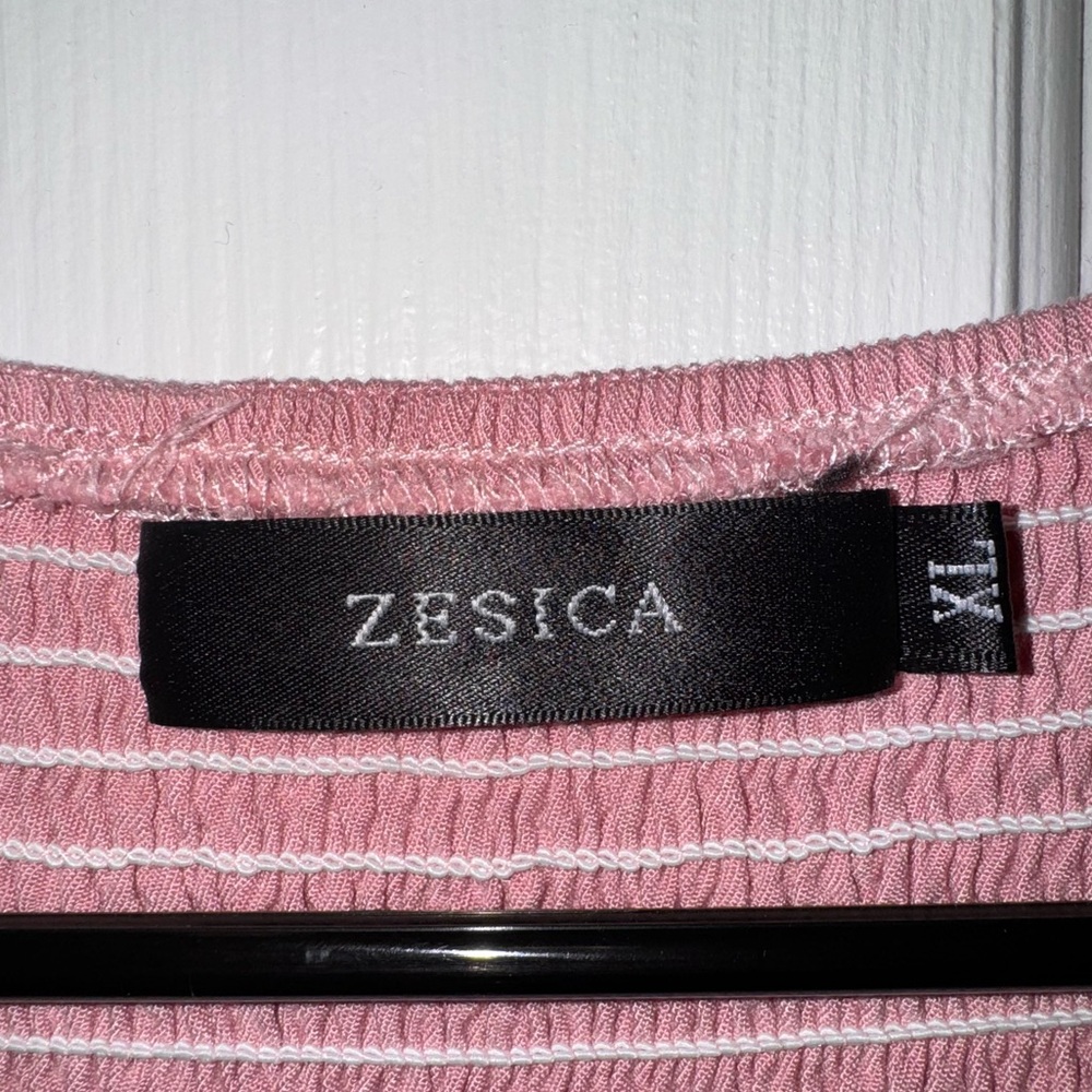 Zesica V-Neck Smocked Tiered Midi Dress in Dusty Rose - Picture 3 of 6